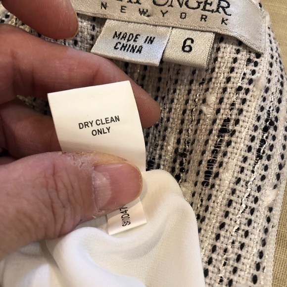 Kay Unger gray and white‎ mingled dress - Picture 7 of 12